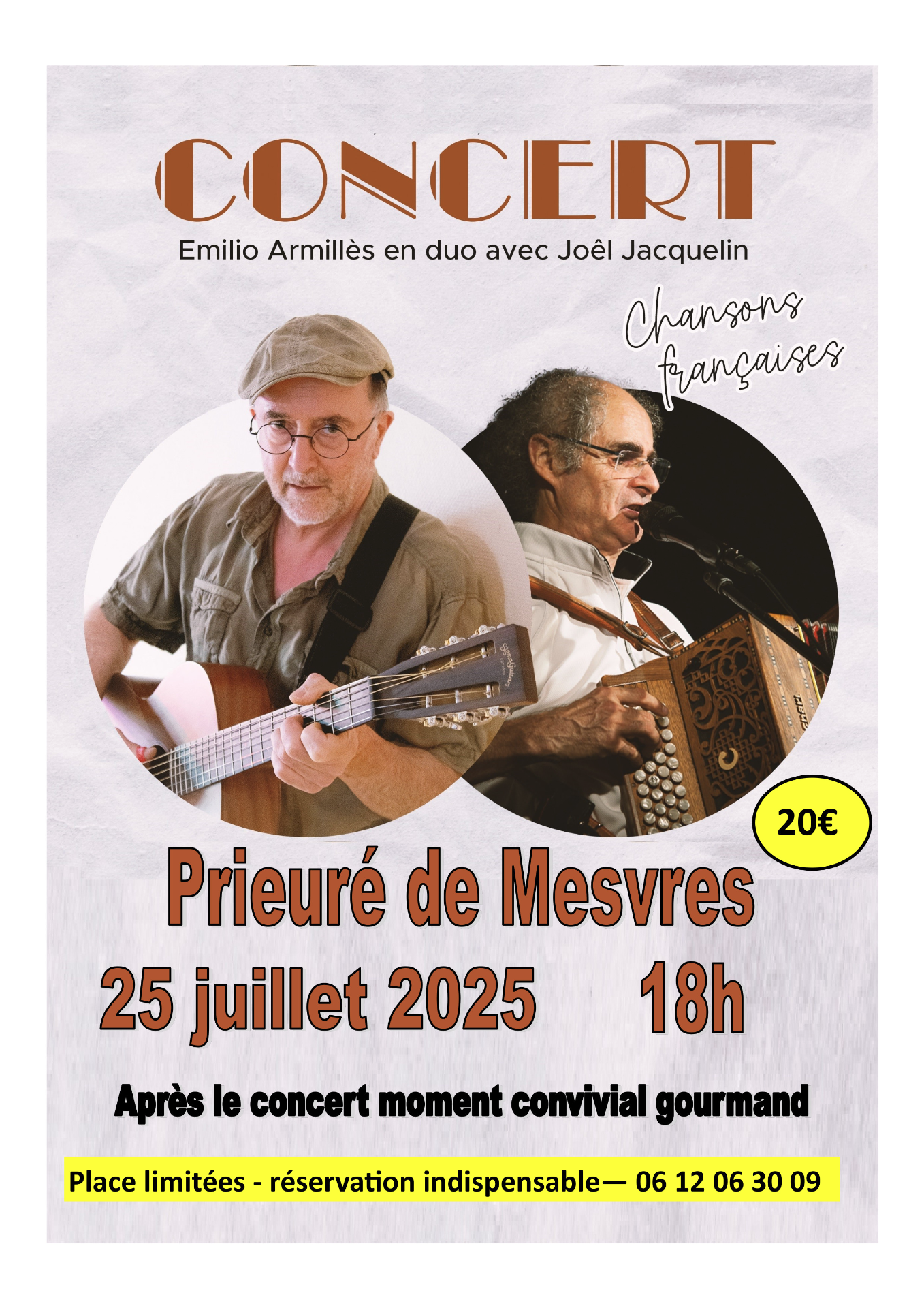 Chansons françaises au Prieuré de Mesvres