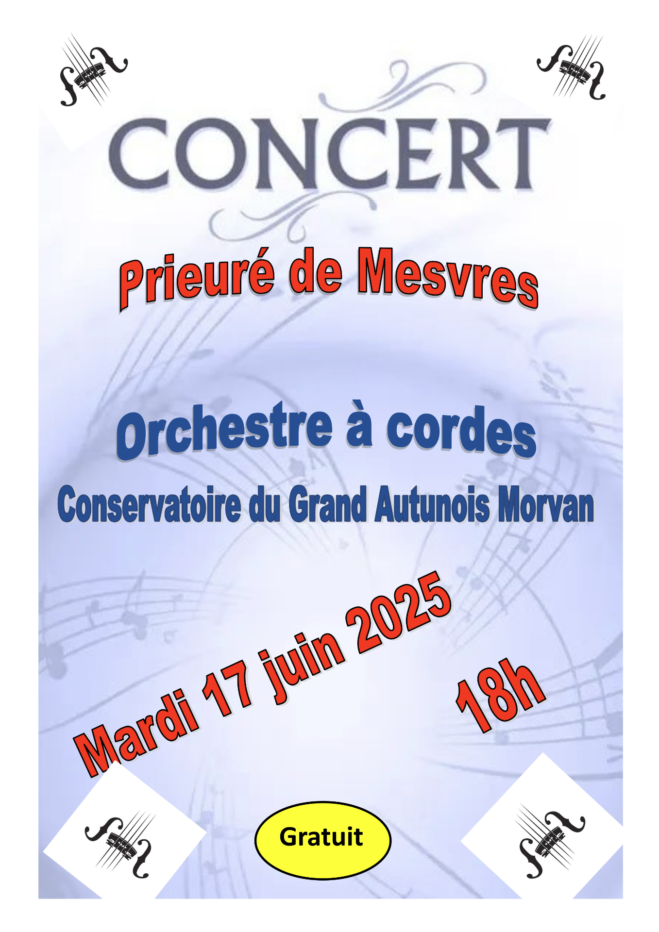 Concert au Prieuré de Mesvres